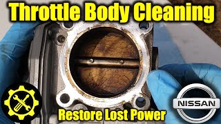 Nissan 25 Liter QR25DE Throttle Body  Full Cleaning Guide [upl. by Curren309]