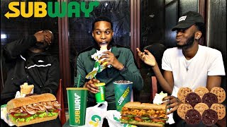 SUBWAY MUKBANG  WHAT GIRLS SHOULD LEAVE IN 2K18 [upl. by Annairdua]