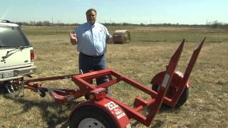 Haul hay the easy way with the 2EZONE bail mover at GoBob Pipe amp Steel Sales [upl. by Lesya]