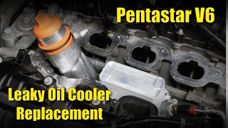 Pentastar V6 Oil Cooler Replacement StepbyStep Guide [upl. by Rebna454]