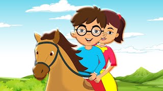 Lakdi Ki Kathi  Kathi Pe Ghoda Song  लकड़ी की काठी काठी पे घोड़ा  Hindi Rhymes for Kids [upl. by Ehcar]