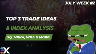 OPTIONS Trading Ideas  July Week 2  Xtrades [upl. by Imuy]