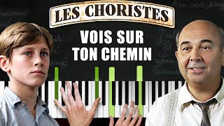 Les Choristes  Vois sur ton chemin  Piano Cover amp Tutorial [upl. by Ydnal]