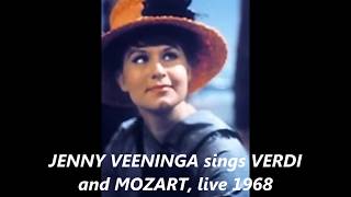 JENNIE VEENINGA sings VERDI and MOZART live 1968 [upl. by Alyehs]