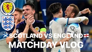 Crazy Atmosphere In The Biggest Rivalry In Football History  Scotland vs England Matchday Vlog [upl. by Atteuqal]