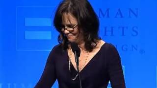 Sally Field speaks about her gay son while accepting HRCs Ally for Equality Award [upl. by Shara135]