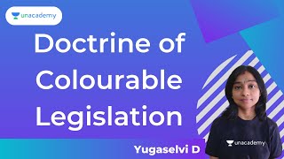 ONE CONCEPT A DAY  Doctrine of Colourable Legislation  Yugaselvi D  Ungal Unacademy TNPSC [upl. by Yves]