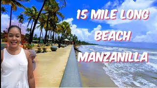 15 Mile Long Beach Coast Manzanilla Trinidad and Tobago [upl. by Ativoj]