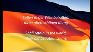 German National Anthem  quotDas Deutschlandliedquot DEEN [upl. by Lyns]