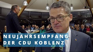 Neujahrsempfang der CDU Koblenz [upl. by Adnarim251]