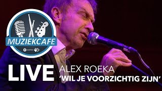 Alex Roeka  Wil Je Voorzichtig Zijn live bij Muziekcafé [upl. by Ceevah529]