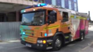 TURNOUT  Humberside Fire amp Rescue Service  Hull Central [upl. by Kirchner]