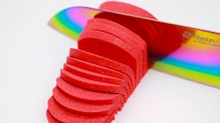 KINETIC SAND ASMR 1 HOUR ▶ 48  VERY SATISFYING KINETIC SAND CUTTING VIDEO to HELP YOU SLEEP [upl. by Eylsel]