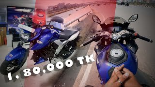 নতুন Apache TVS 4v এক লক্ষ আশি হাজার টাকা  Hasan setu moto vlog [upl. by Aisayt]