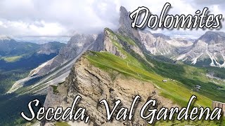 Seceda Val Gardena  Dolomites Italy [upl. by Aduhey]