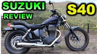 La 650 MÁS BARATA SUZUKI S40 BOULEVARD REVIEW  BLITZ RIDER [upl. by Ninerb583]