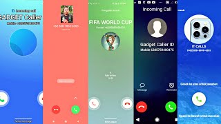 SAMSUNG S20 Ultra VS REDMI N8 VS SAMSUNG S10 VS HUAWEI P40 VS SONY XZ2 incoming calls [upl. by Spalla856]