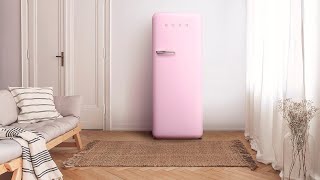 50s Style Retro Fridge FAB28  Smeg Refrigeration [upl. by Gromme761]