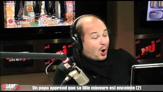 Un papa apprend que sa fille est enceinte 2  CCauet sur NRJ [upl. by Kape251]