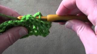 Back Post Double Crochet Stitch BPdc by Crochet Hooks You [upl. by Imaj698]