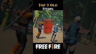 Top 3 Old Items In Game 😭🔥 shorts freefire shortsfeed garena [upl. by Metts]