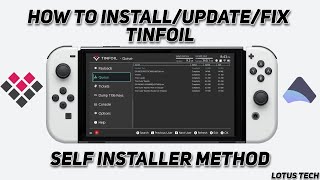 How To Installfixupdate Tinfoil for Nintendo Switch 1180 guide  Self Installer [upl. by Glory677]