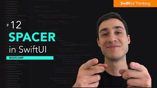 How to use Spacer in SwiftUI  Bootcamp 12 [upl. by Yrak878]