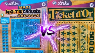 5 MAXI MOTS CROISÉS VS 5 TICKET DOR [upl. by Iridis]