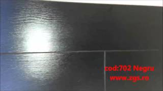 Parchet laminat Negru 12 mm 702 [upl. by Ahseei]