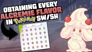 HOW EASILY CAN YOU GET EVERY ALCREMIE FLAVOR IN POKEMON SWORDSHIELD [upl. by Dat]