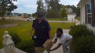 Porch Pirate Steals Package From FedEx Driver [upl. by Cary588]