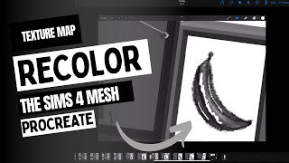 Learning How to Recolor TS4 Objects With Procreate [upl. by Lehcyar]