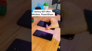 Samsung Galaxy S21 ultra Wireless Powershare To Charge iPhone [upl. by Lirpa]