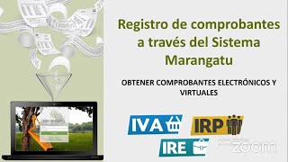 Obtener comprobantes electrónicos y virtuales en el Marangatu [upl. by Chaiken501]