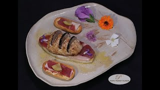 Dos de Julienne à la truffe dété jambon de Parme et aubergine blanche [upl. by Schwejda144]