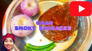 Live Cooking Goan Smoky Pork Sausages  Potato Fry  Egg Fried Rice [upl. by Ameerahs711]