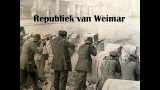 De Weimarrepubliek  Republiek van Weimar 19181933 [upl. by Salisbury585]