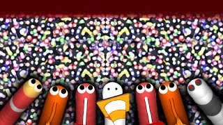 WORLD RECORD MASS SLITHERIO SERVER  Slitherio Gameplay  Hacking Slitherio Hack  Mods [upl. by Eeb998]