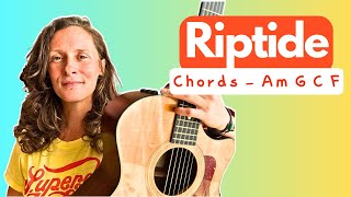 Learn RIPTIDE by Vance Joy  acoustic GUITAR TUTORIAL [upl. by Amsirp657]