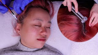 ASMR Detailed Scalp Check Sensory Testing amp Head Massage [upl. by Nalani]