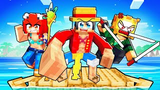 Having a ONE PIECE FAMILY in Minecraft [upl. by Robbert]