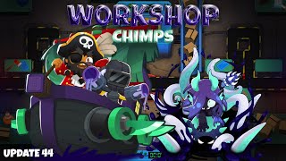 EASY Workshop CHIMPS Black Border Guide Super Pirate with New Buffs BTD6 [upl. by Anitsirk]