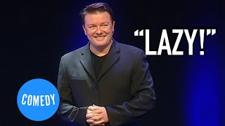 Ricky Gervais Talks Nike and Sweatshops  Politics  Universal Comedy [upl. by Ahsilahk]