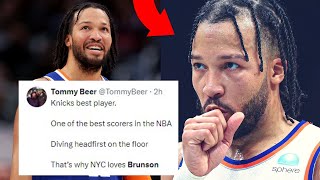 NBA REACT TO JALEN BRUNSON VS DETROIT PISTONS  JALEN BRUNSON REACTIONS [upl. by Glick]