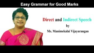 Direct and Indirect Speech In English Grammar  Narration In English  Reported Speech by Ajay Sir [upl. by Anjela]