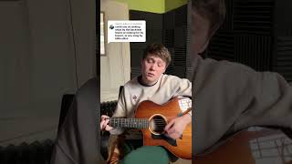 unbelievable song BillieEilish billieeilish whatwasimadefor cover guitar indie [upl. by Budwig]