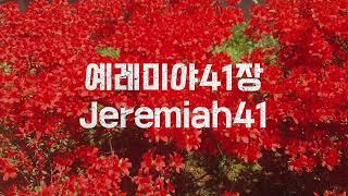 예레미야41장Jeremiah41한영성경통독한영성경1절씩번갈아낭독영한성경읽기KoreanEnglishBibledailybiblereading [upl. by Ihculo973]