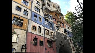 Hundertwasserhaus フンデルトヴァッサーハウス Wien オーストリア ウィーン Austria [upl. by Afirahs229]