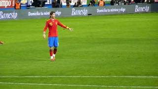 Xabi Alonso takes penalty for Spain against Argentina [upl. by Mathi]