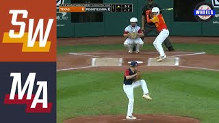 Texas vs Pennsylvania  LLWS Elimination Game  2022 Little League World Series Highlights [upl. by Sidonia]